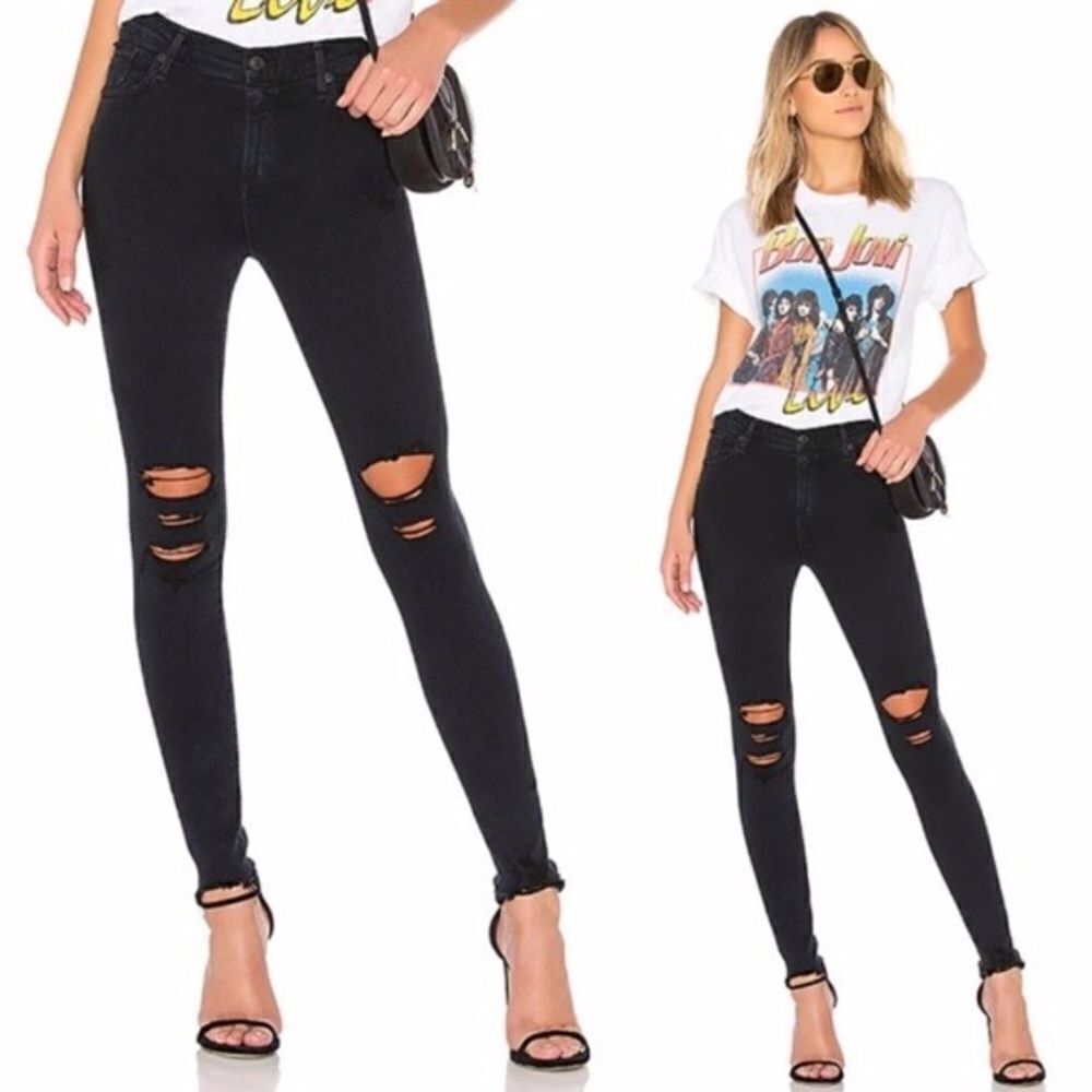 Agolde - Sophie Hi Rise Skinny in Ruthless (Size:24)